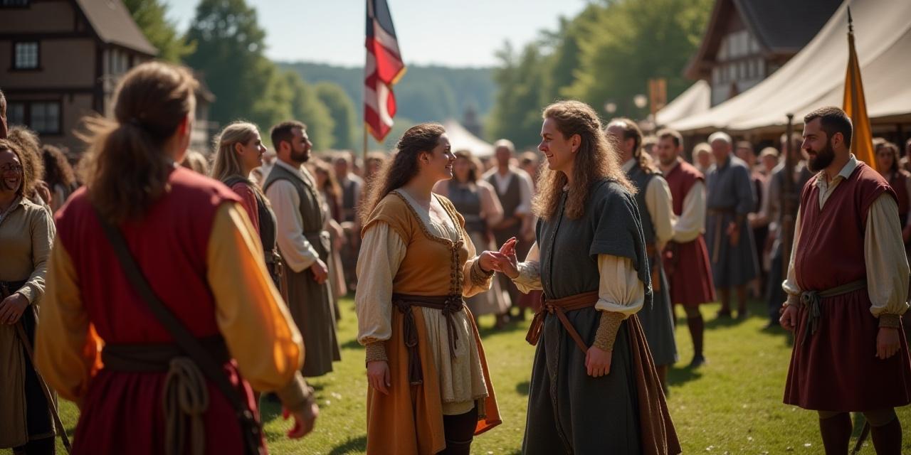 Renessansefestival historisk gjenfortelling